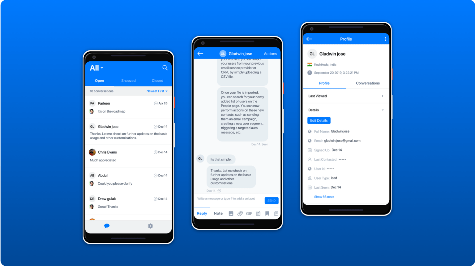 mobile view
